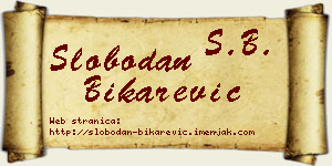 Slobodan Bikarević vizit kartica